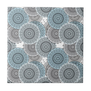 Azulejo Retro, retro, azul y gris, elegante