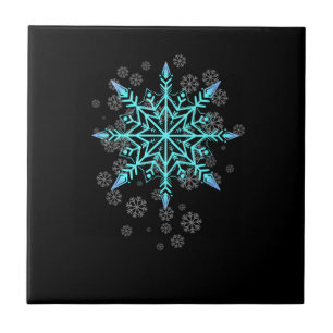 Azulejo Retro Snowflake para mujeres