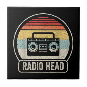 Azulejo Retro Vintage Radio Head