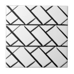 Azulejo Retroplante de estilo de aberrante artístico<br><div class="desc">Eleva tu espacio con este cuadro de brocha pintado a mano patrón de arenque de espinilla, diseñado para traer encanto artístico y elegancia moderna a tu hogar. Cada baldosa exhibe pinceladas expresivas, creando una estética única y artesanal perfecta para cocinas, baños o paredes de acento. El patrón atemporal de la...</div>
