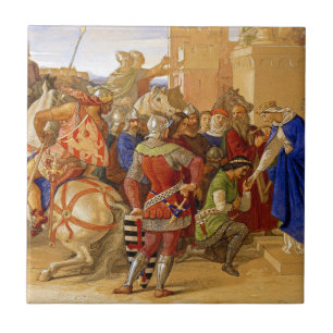 Azulejo Rey Arturo y Caballeros de la Mesa Redonda
