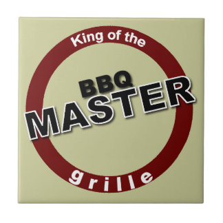 Azulejo Rey maestro de parrilladas de la parrilla
