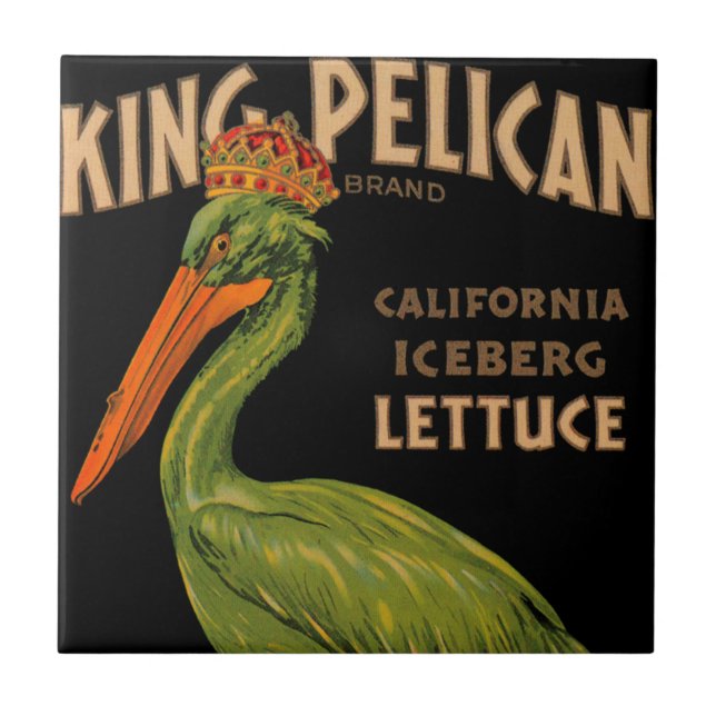 Azulejo Rey Pelican Brand Lettuce (Frente)