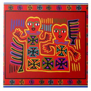 Azulejo Rey y Reina del Mundo