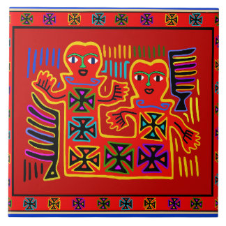 Azulejo Rey y Reina del Mundo