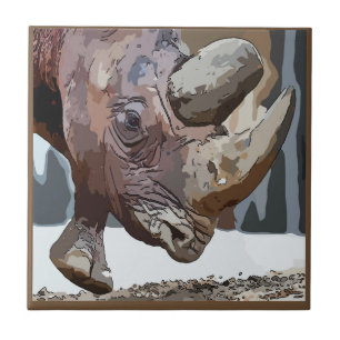 Azulejo Rhino Tile, holandés look, personalice