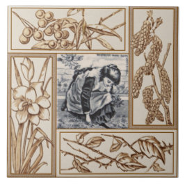 Azulejo Rhyme de guardería "Contrary Mary"