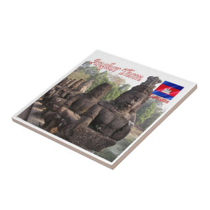 Azulejo Rif. KH Cambodia, Angkor Thom,