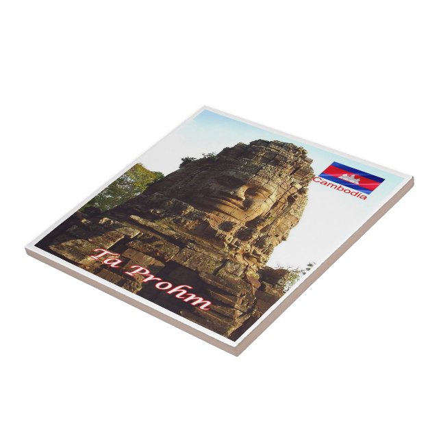 Azulejo Rif. KH Cambodia, Ta Prohm, (Lado)