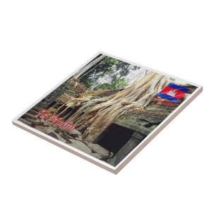 Azulejo Rif. KH Cambodia, Ta Prohm,