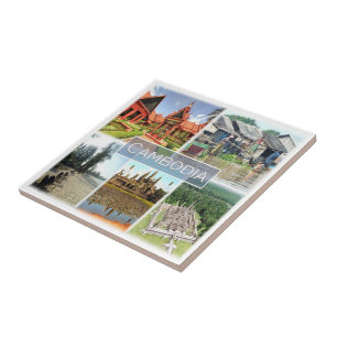 Azulejo Rif. KH * Camboya, Angkor Wat, Phonom Penh