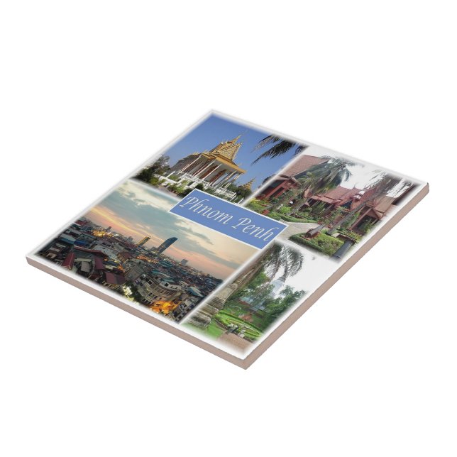 Azulejo Rif. KH * Camboya, Phnom Penh (Lado)