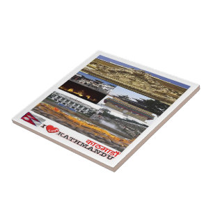 Azulejo Rif. NP Nepal, Katmandú, yo amo,