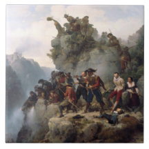 Riflemen defendiendo un paso de montaña (Karl Less