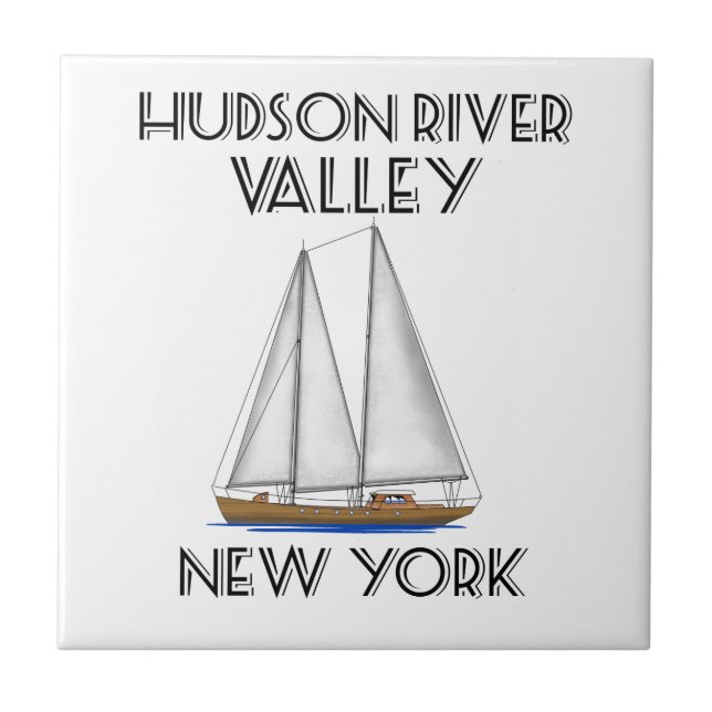 Azulejo Río Hudson (Frente)
