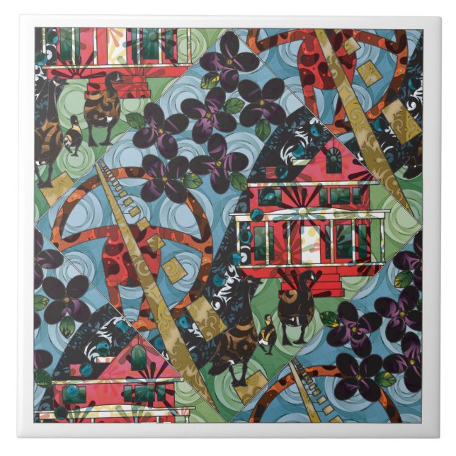 Azulejo Río Niagara (Frente)