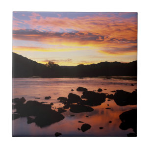 Azulejo Río Orange al Atardecer, Richtersveld Nacional