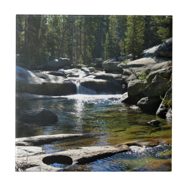 Azulejo Río Tuolumne en Tuolumne Meadows, Yosemite, CA (Frente)