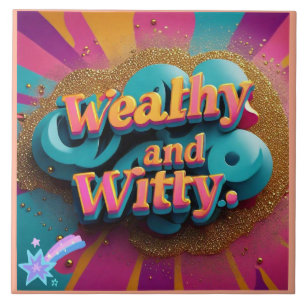 Azulejo "Riqueza y elegancia ingeniosa"