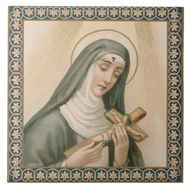Azulejo Rita de Cascia (M 015) (Frente)