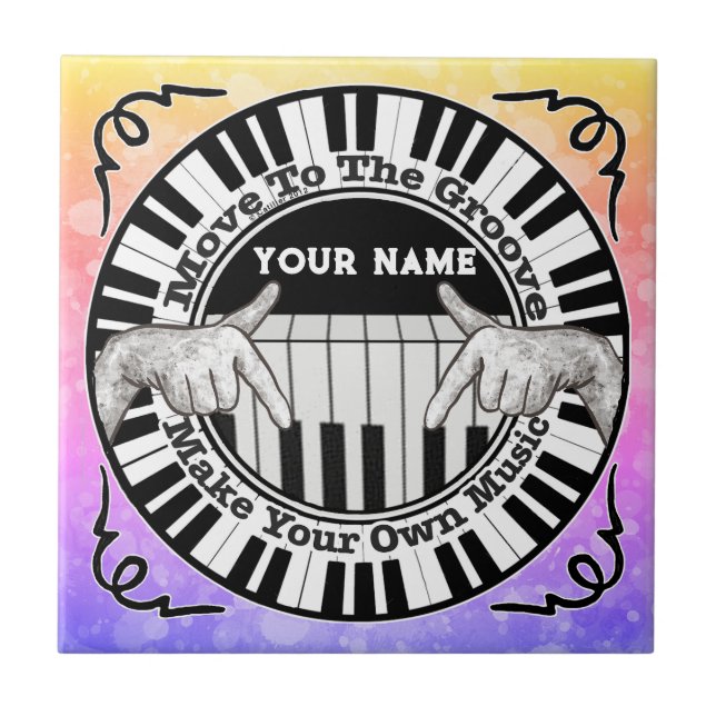 Azulejo Ritmo musical  (Frente)
