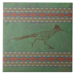 Azulejo Roadrunner del Suroeste Sagebrush Green