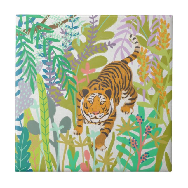 Azulejo Roar de la jungla - Tigre (Frente)