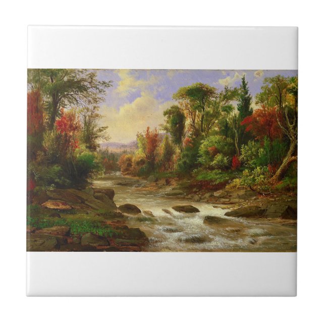 Azulejo Robert-duncanson | Zazzle_Growshop. (Frente)