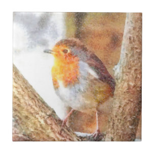 Azulejo Robin artístico Redmamé Perdido