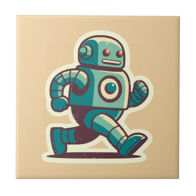 Azulejo Robot Runner (Frente)