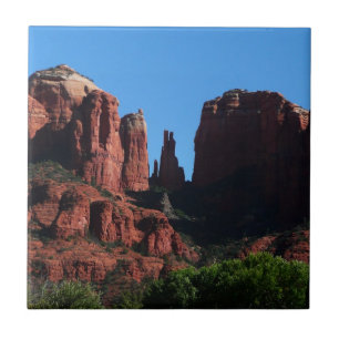 Azulejo Roca de la Catedral en el Monumento Sedona Arizona