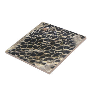 Azulejo Rocas de guijarros bucosos de playa