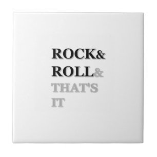 Azulejo Rock and Roll y eso es todo