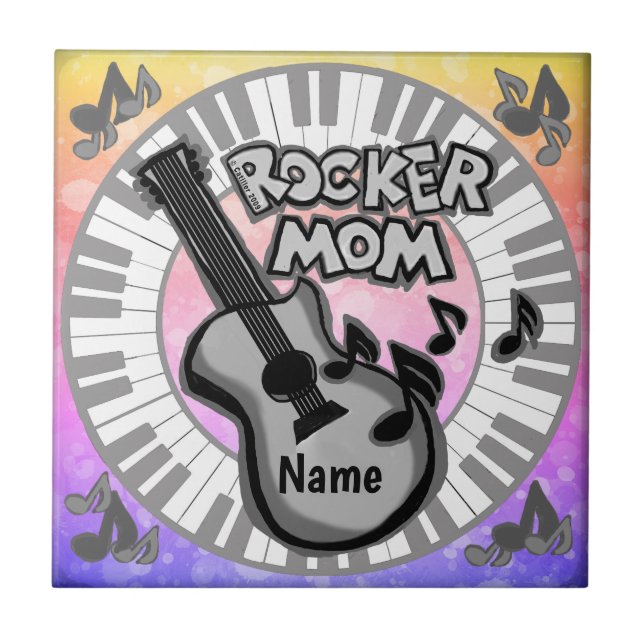 Azulejo Rocker Mom  (Frente)