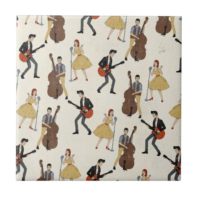 Azulejo Rockeros Hillbill Vintage (Frente)