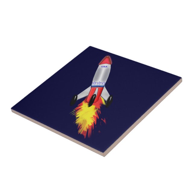 Azulejo Rocket realmente fresco (Lado)