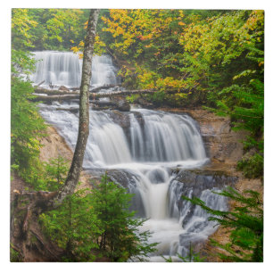 Azulejo Rocks National Lakeshore, Sable Falls