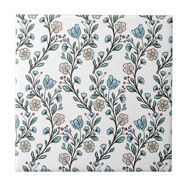Azulejo Rococo pattern (Frente)