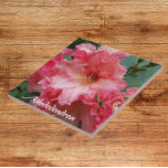 Azulejo Rododendros rosados floral en flor<br><div class="desc">Baldosa cerámica que muestra la foto de una hermosa flor rosa de Rododendrón. ¡Un bonito diseño floral! Seleccione su tamaño de mosaico. ¡Hace un trivet de cocina de bonito!</div>