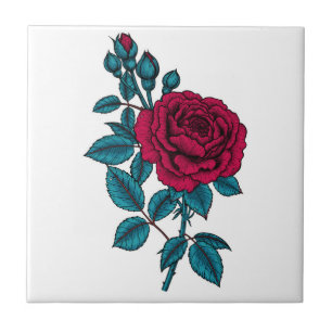 Azulejo Rojo
