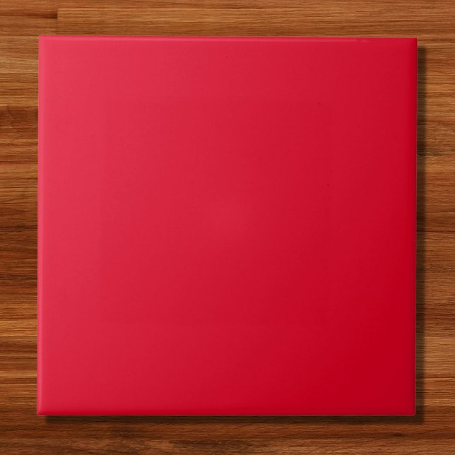 Azulejo Rojo Cadmio Color Sólido (Subido por el creador)