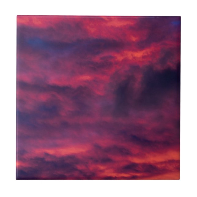 Azulejo rojo de agosto (Frente)