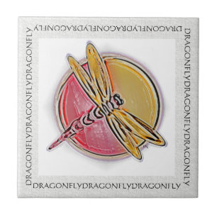 Azulejo Rojo de libélula