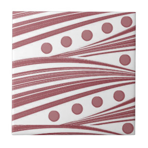 Azulejo Rojo de mosaico cerámico