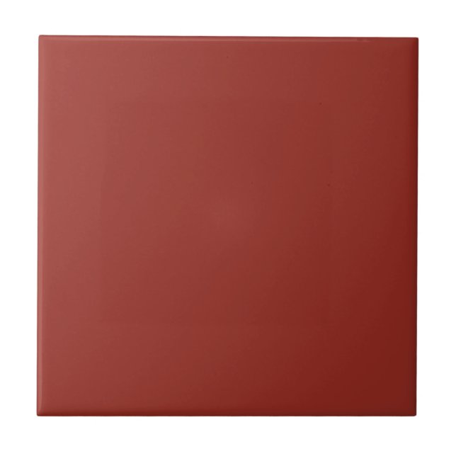 Azulejo Rojo Naranja oscuro de moda - mosaico cerámico (Frente)