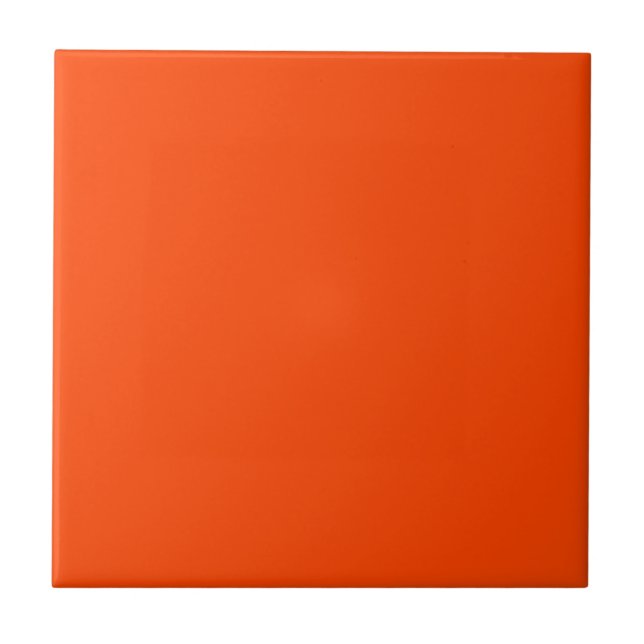Azulejo Rojo Naranja sólido (Frente)