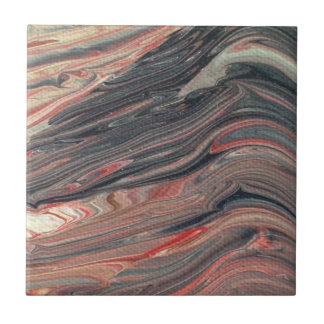 Azulejo Rojo, negro, blanco