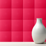 Azulejo Rojo rosa americano sólido<br><div class="desc">Diseño rojo rosa americano de color sólido.</div>