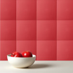 Azulejo Rojo sólido de la amapola<br><div class="desc">Diseño simple de Adormidera de color rojo sólido.</div>