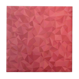 Azulejo Rojo Triángulo Patrón de mosaico cerámico moderno